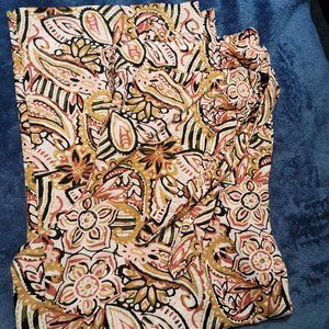 Cato's multi-colored palazzo pants; size 22/24W